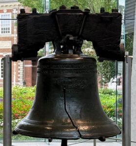 The Liberty Bell.
